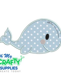 Cutie Baby Whale Applique