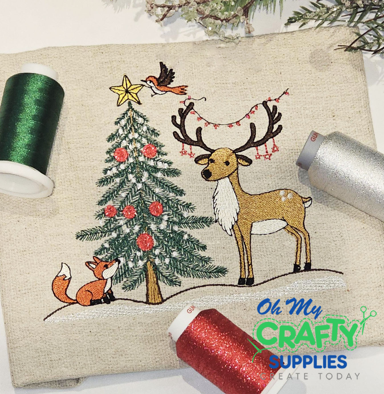 Winter Critters 1120 Embroidery Design