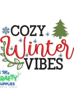 Cozy Winter Vibes 1013 Embroidery Design