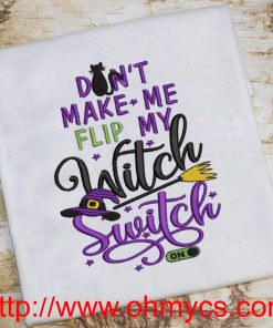 Witch Switch 2020 Embroidery Design