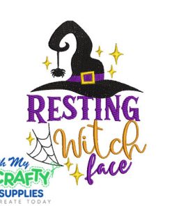 Witch Face 92923 Embroidery Design
