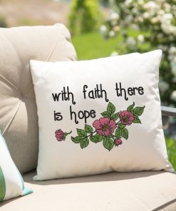 With Faith There is Hope Embroidery Design