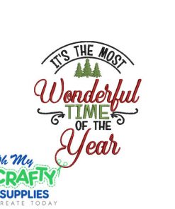 Wonderful Time 113 Embroidery Design