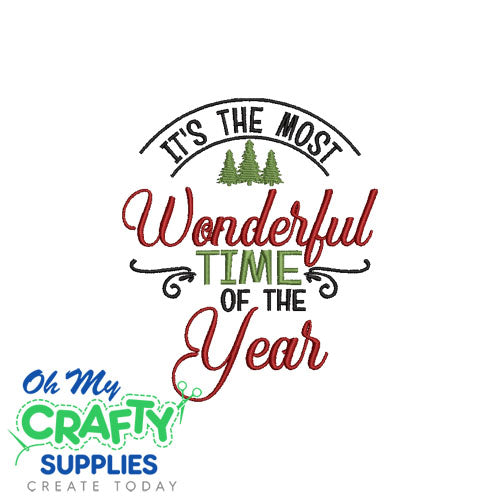 Wonderful Time 113 Embroidery Design