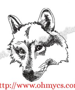 Woodland Sketch Critter Embroidery Design