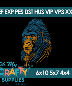 Golden Echo Embroidery Design