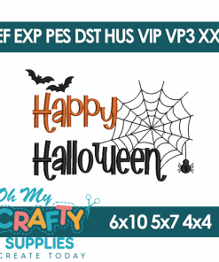 Happy Halloween 101225 Embroidery Design