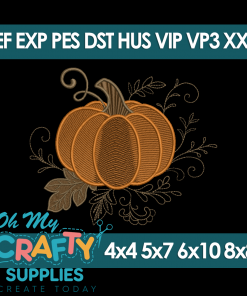 Harvest Glow Embroidery Design