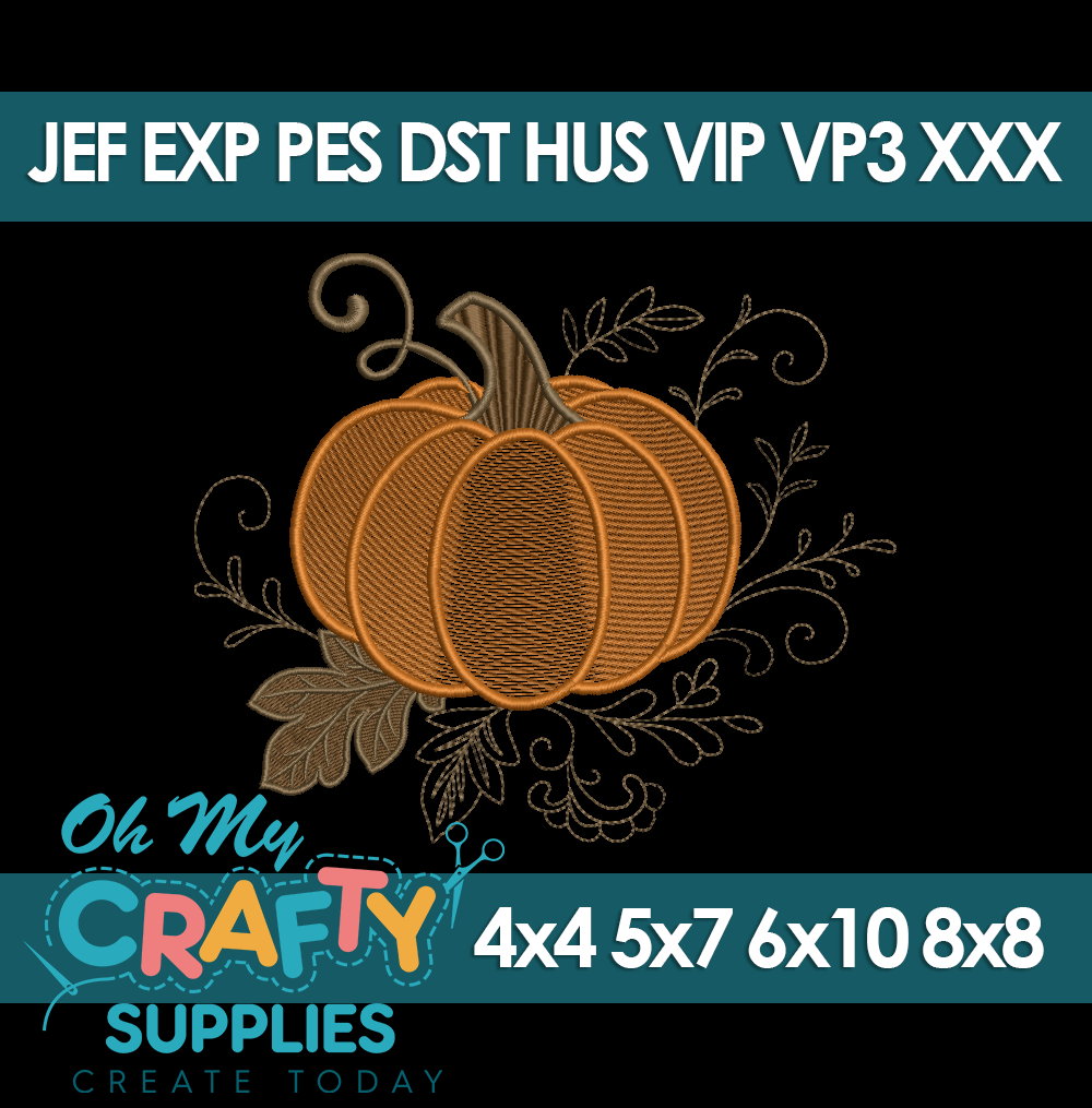 Harvest Glow Embroidery Design