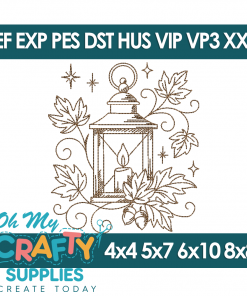 Harvest Light Embroidery Design