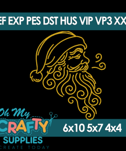 Sketch Santa 102525 Embroidery Design