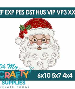 Santa Claus 2025 Embroidery Design