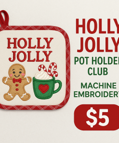 Holly Jolly Pot Holder Club