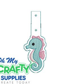 Seahorse Key Fob Embroidery Design (KFC)
