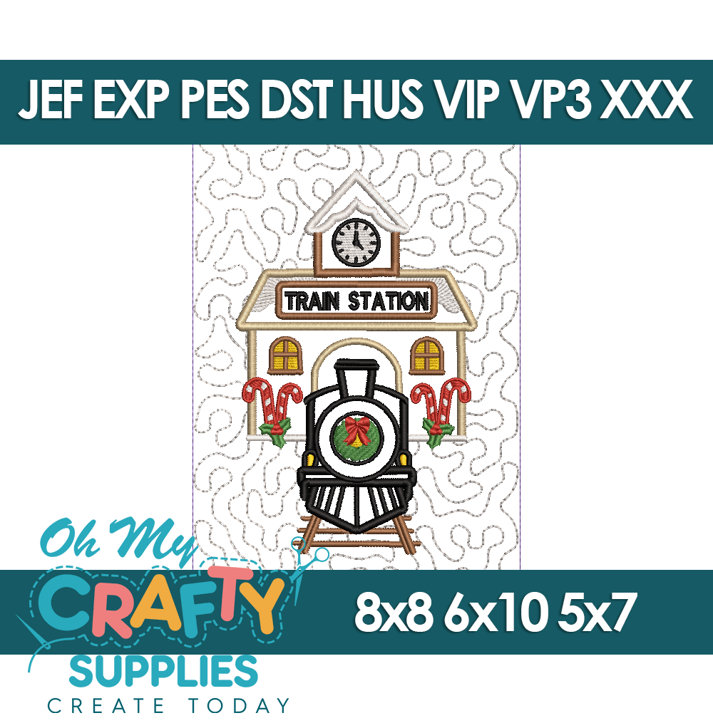 Santa's Village Train Station Hanger Block