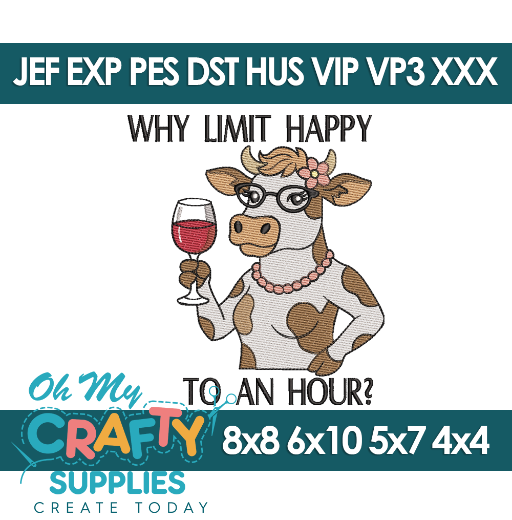Why Limit Happy Embroidery Design