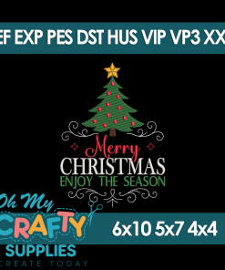 Enjoy the Season Embroidery Design