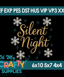 Silent Night 2025 Embroidery Design