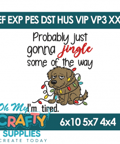 Some Jingle Embroidery Design