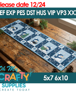 Snow Cute! In-the-Hoop Winter Snowman 3 Piece Set