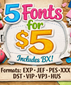 Five & Fine Font Pack