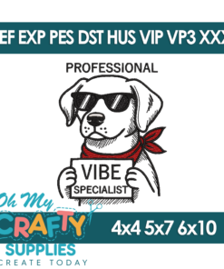 VIBE SPECIALIST Embroidery Design