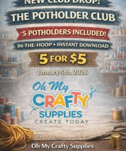 The Potholder Club-Set of 5