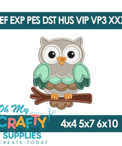 Owl Applique 2025 Embroidery Design