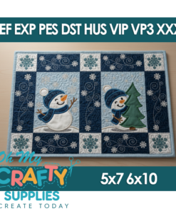 Alternative view of Snow Cute! In-the-Hoop Winter Snowman 3 Piece Set