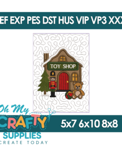 Santa’s Village Toy Shop Block