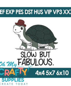 Slow Fabulous Embroidery Design