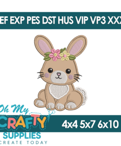 Applique Bunny 26 Embroidery Design