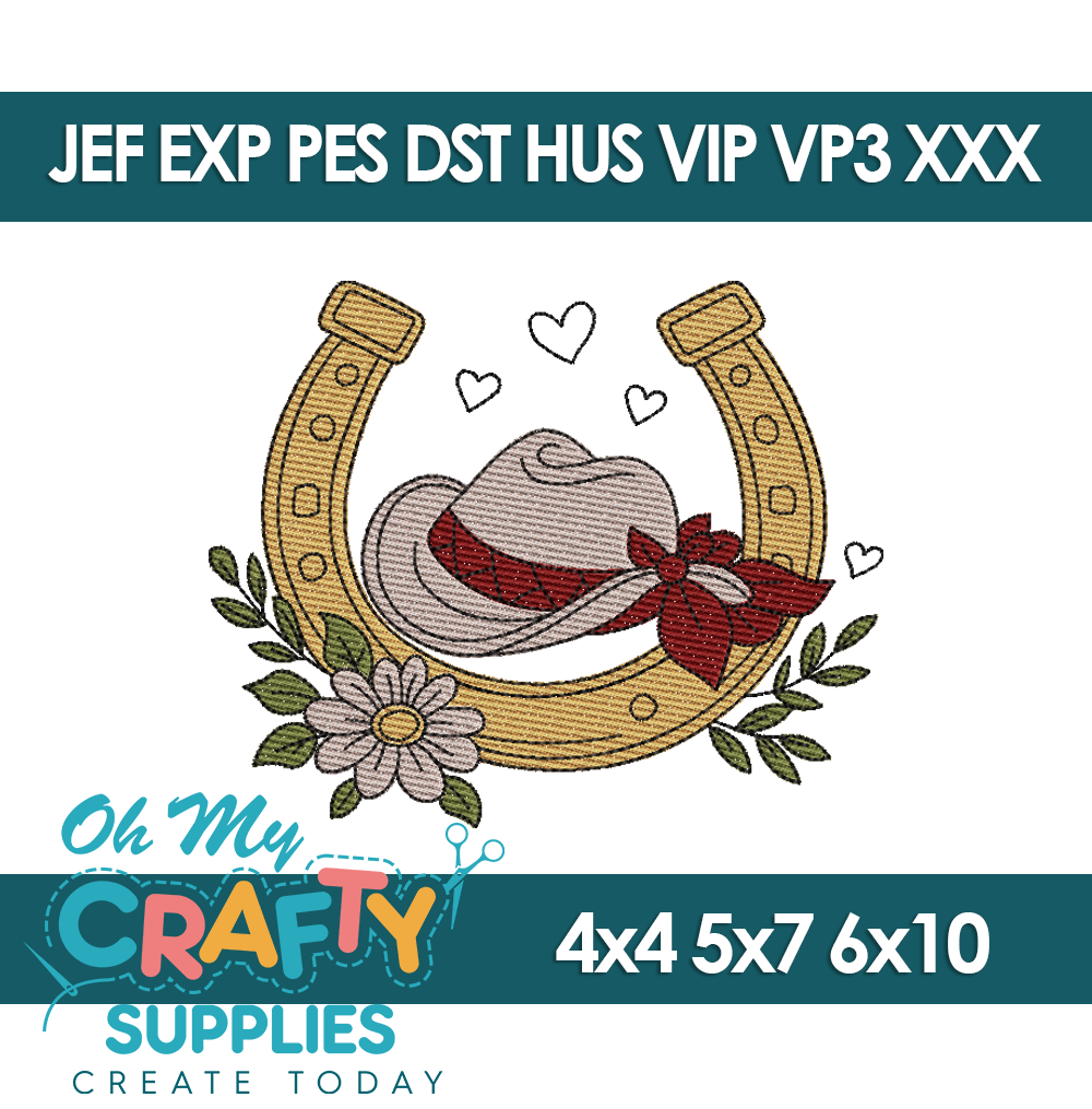 Sketch Lucky in Love Embroidery Design