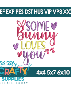 Some Bunny 26 Embroidery Design
