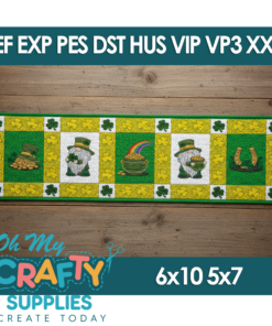 ITH St. Patrick's Day Table Runner Design