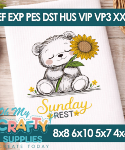 Alternative view of Days Of The Week Critters Embroidery Designs