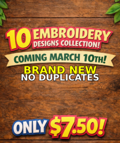 10 Cute Sketch Animal Embroidery Design