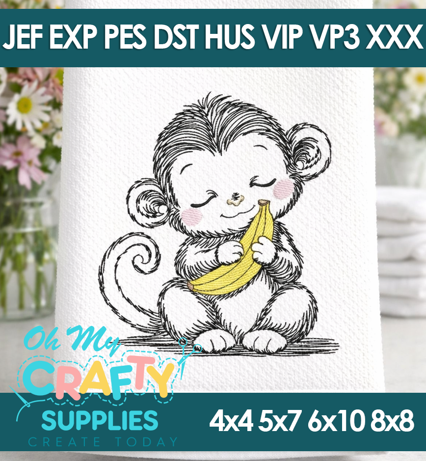 10 Cute Sketch Animal Embroidery Design - Image 11