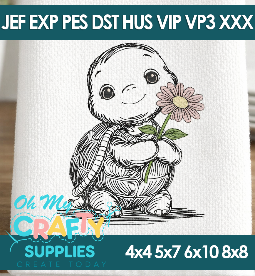 10 Cute Sketch Animal Embroidery Design - Image 7