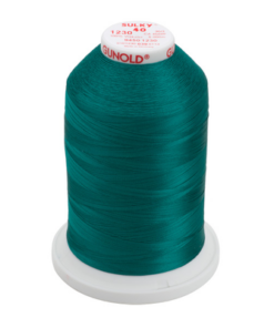1230-Dk. Teal Sulky™ Rayon Thread 40 Wt. 5,500 yd. Cone