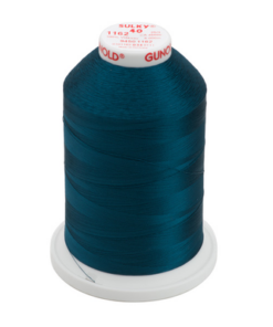 1162-Deep Teal Sulky™ Rayon Thread 40 Wt. 5,500 yd. Cone