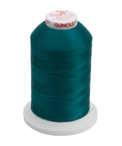 61230 - Dark Teal Polyester Embroidery Thread - 40 Wt. 5,500 yd. Cone