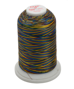 2208- Multicolor Sulky™ Rayon Thread  40 Wt. 5,500 yd. Cone