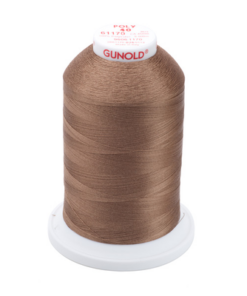 61170 - Light Brown Polyester Embroidery Thread - 40 Wt. 5,500 yd. Cone