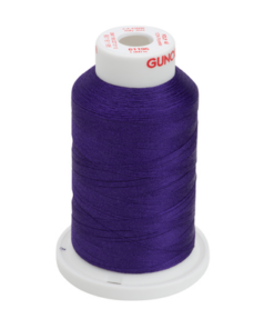 61195- Dark Purple Polyester Embroidery Thread - 40 Wt. 1,100 yd. Cone