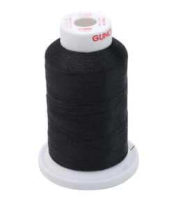 61005 - Black Polyester Embroidery Thread - 40 Wt. 1,100 yd. Cone