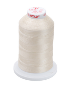 61082 - Ecru Polyester Embroidery Thread - 40 Wt. 5,500 yd. Cone