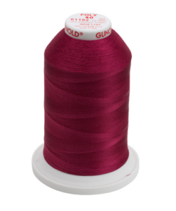 61192 - Fuchsia Polyester Embroidery Thread - 40 Wt. 5,500 yd. Cone