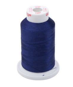 61420 - Medium Indigo Polyester Embroidery Thread - 40 Wt. 1,100 yd. Cone
