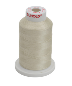 61476 - Vanilla Polyester Embroidery Thread - 40 Wt. 1,100 yd. Cone